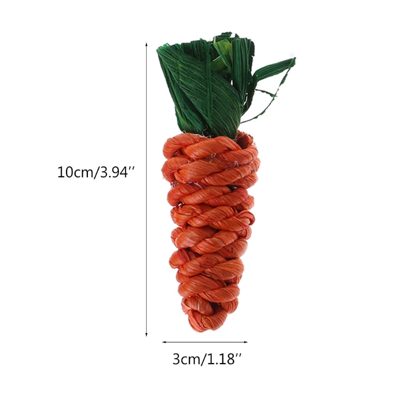 Rattan Carrot Toy 3 Pcs Set