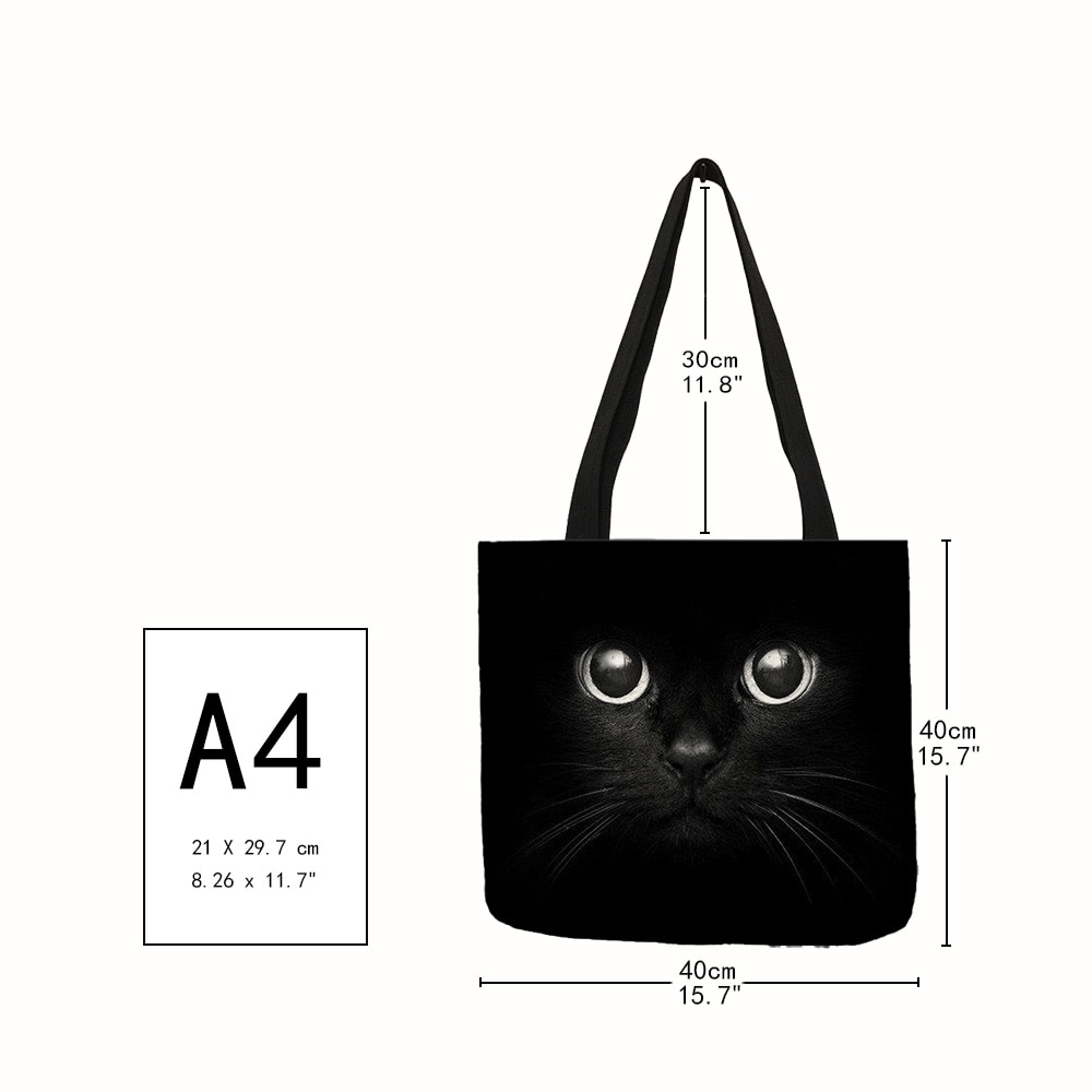 Black Cat Tote Bag