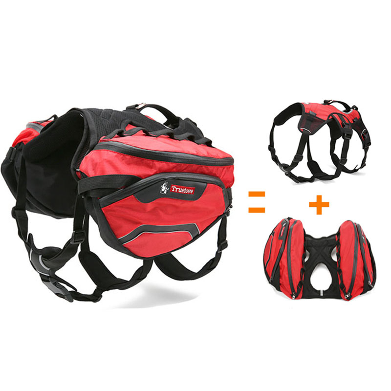 Dogs Waterproof Outdoor Backpack Harness Dogs Waterproof Outdoor Backpack Harness
