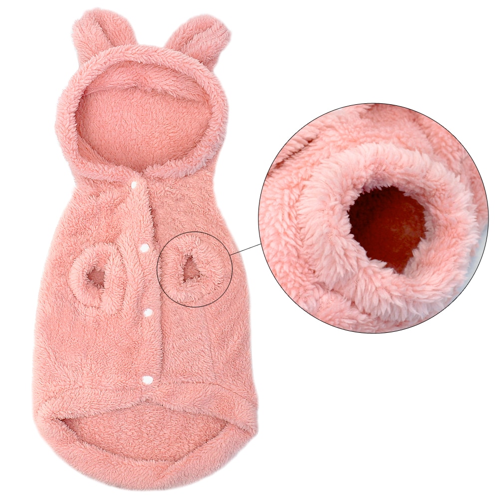 Cat's Cute Ears Hood Plush Jacket