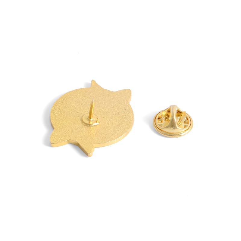 Brooch for Clothes with Black and White Cat