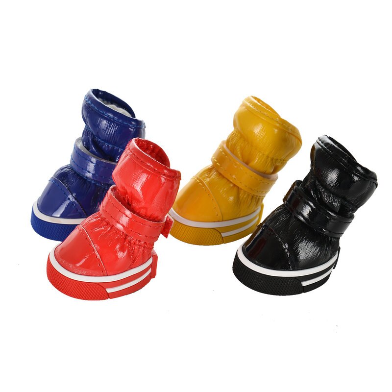 Warm Anti Slip Shoes for Dogs 4 pcs Set Warm Anti Slip Shoes for Dogs 4 pcs Set