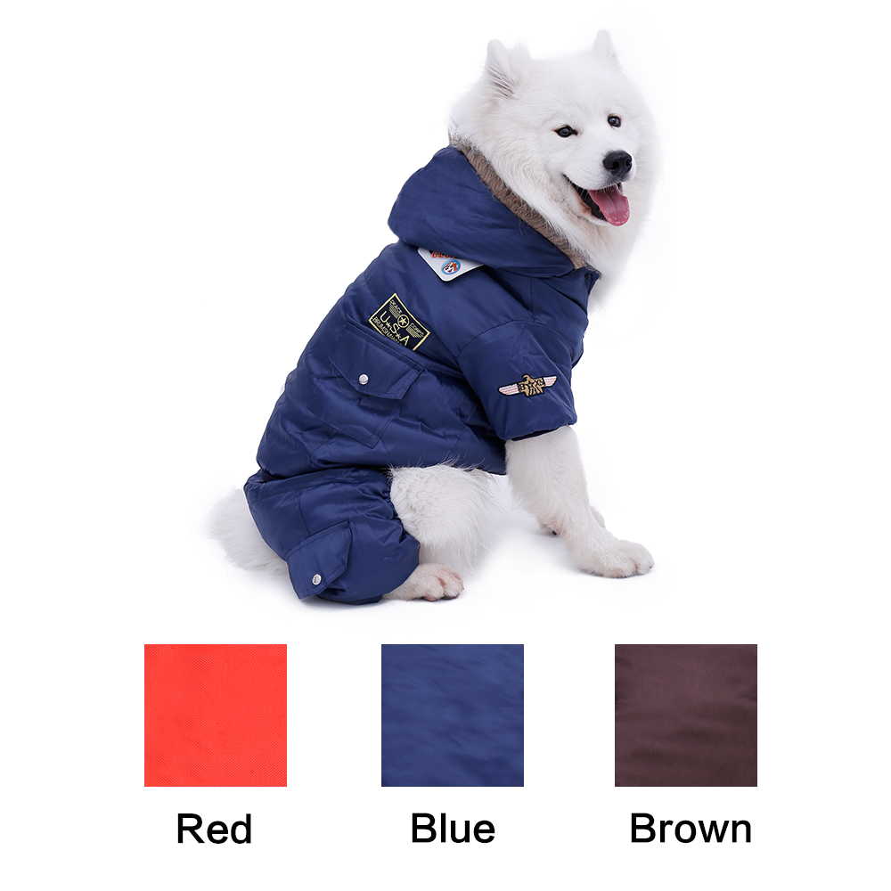 Warm Military Style Jacket for Dogs