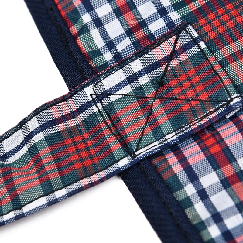 Reflective Plaid Dog Raincoat