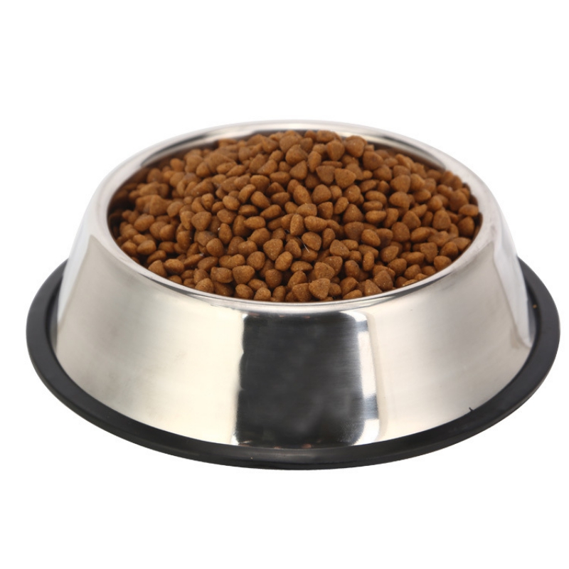 Pet Stainless Steel Bowl with Anti-Slip Pad