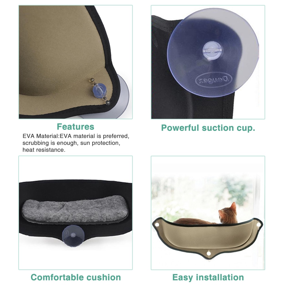 Window Wall Mounted Hanging Bed for Cat