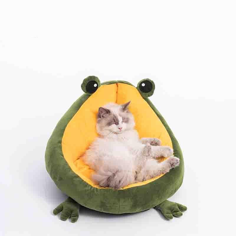 Frog Shaped Cats Bed
