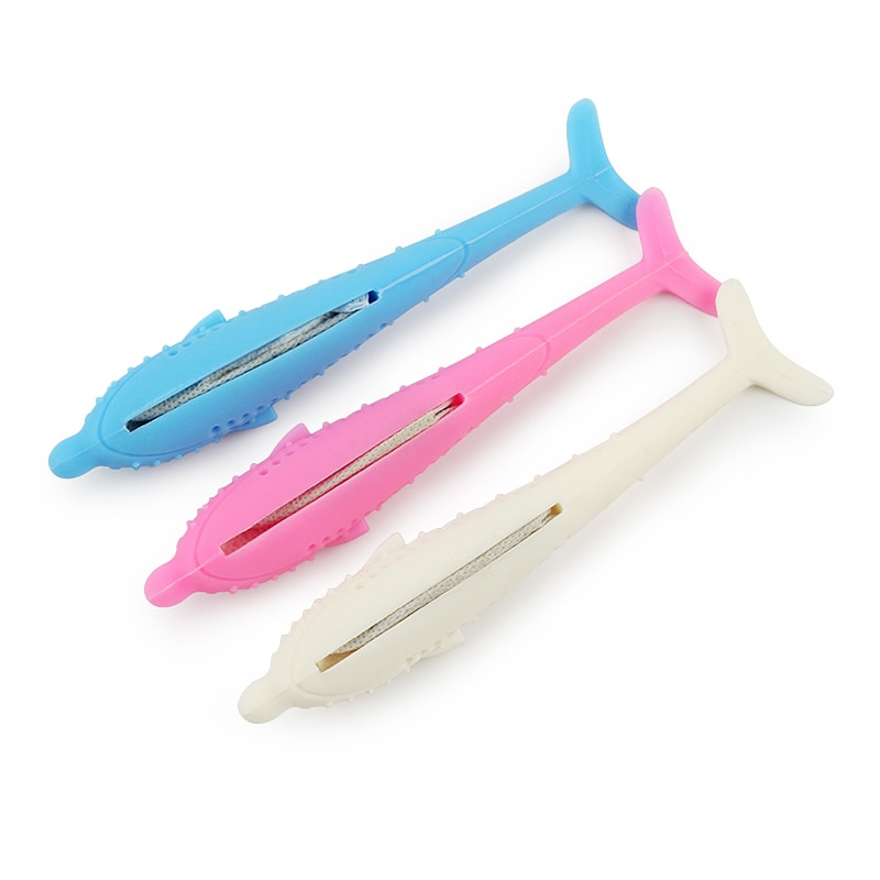 Soft Silicone Catnip Fish Toy