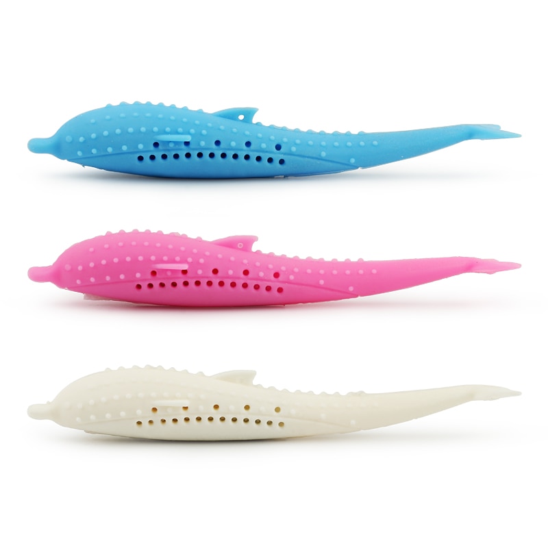 Soft Silicone Catnip Fish Toy