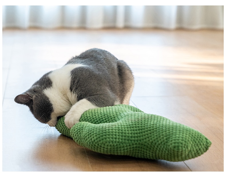 Cactus Catnip Cat Plush Toy