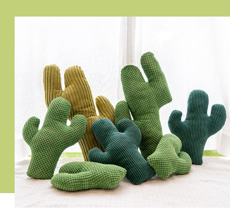 Cactus Catnip Cat Plush Toy