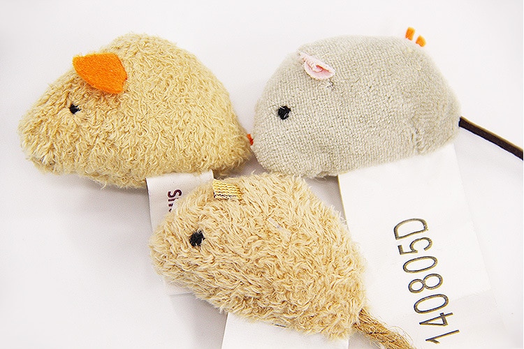 Plush Mouse Cat Toy 3 Pcs Set