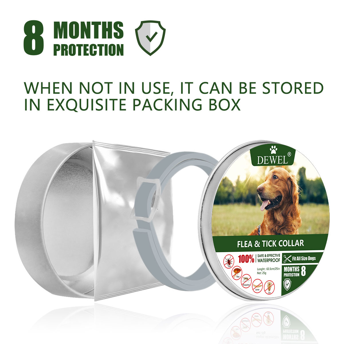 Anti Flea Ticks Waterproof Long Collar Anti Flea Ticks Waterproof Long Collar