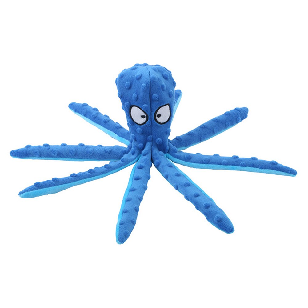 Squeaky Octopus Stuffed Dog Toy