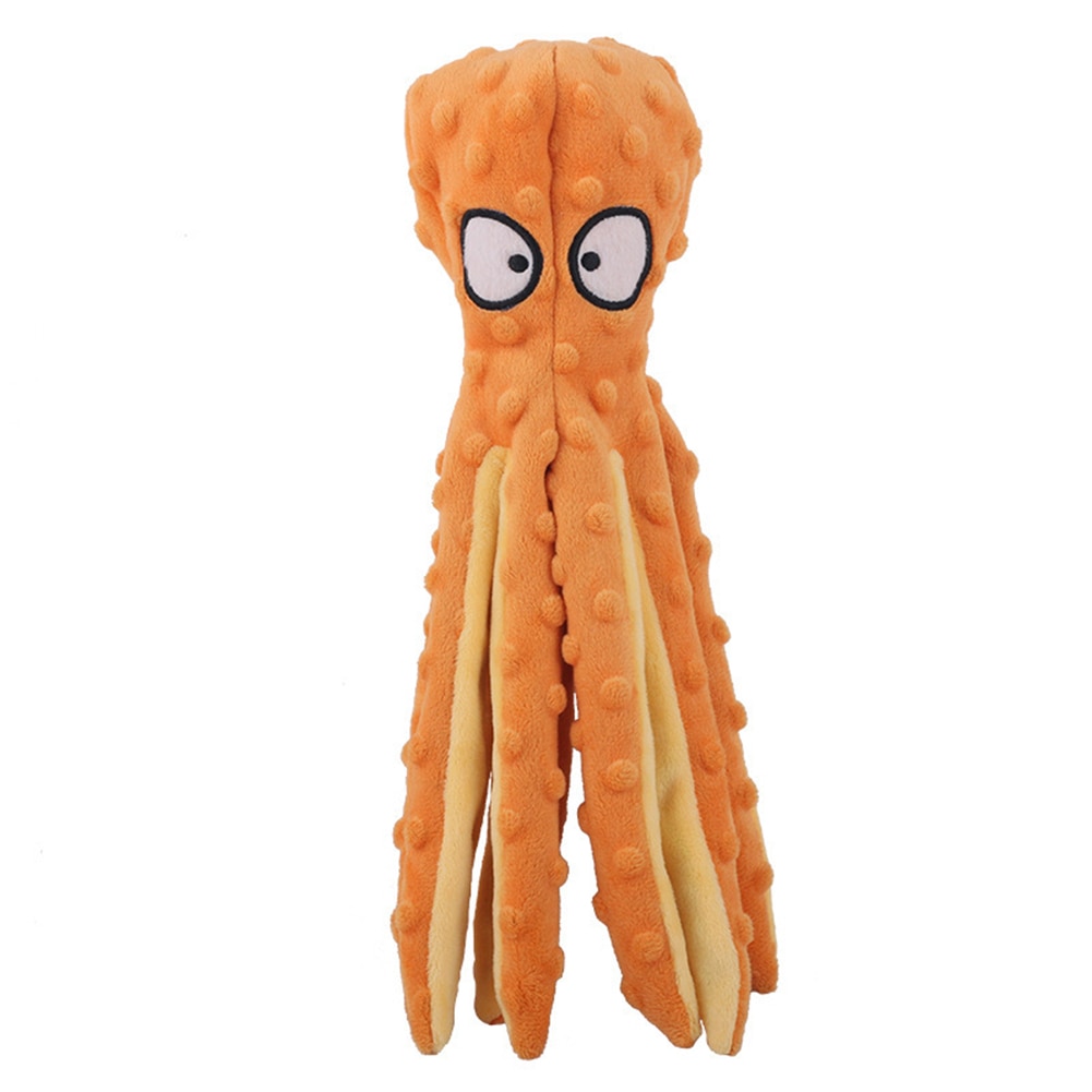 Squeaky Octopus Stuffed Dog Toy