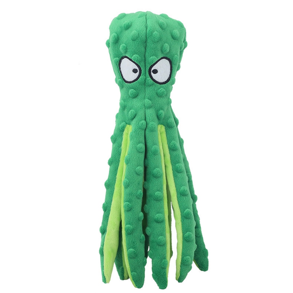 Squeaky Octopus Stuffed Dog Toy