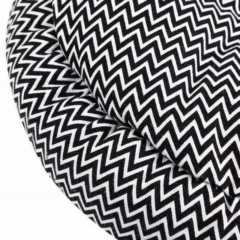 Zig Zag Print Dog Bed