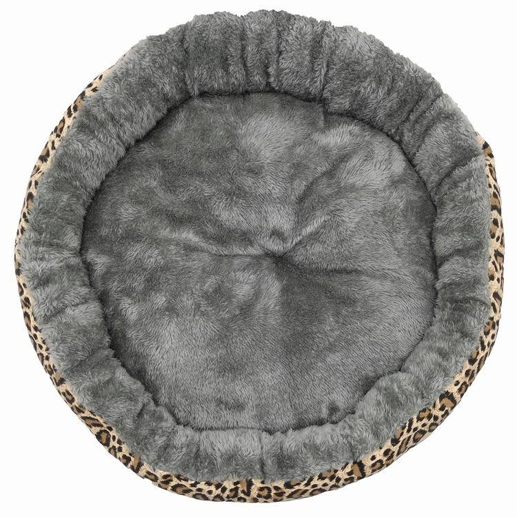 Zig Zag Print Dog Bed