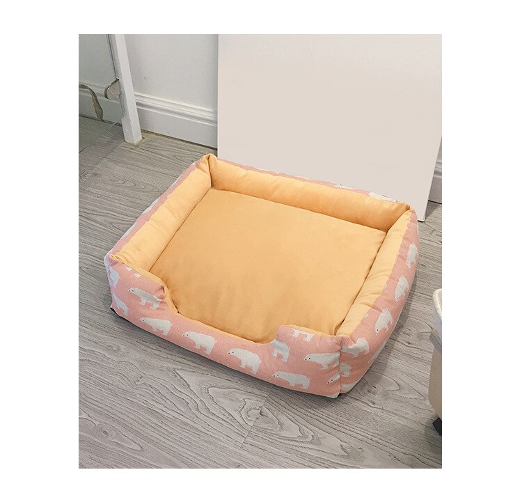 Cozy Warm Breathable Removable Dog House Bed