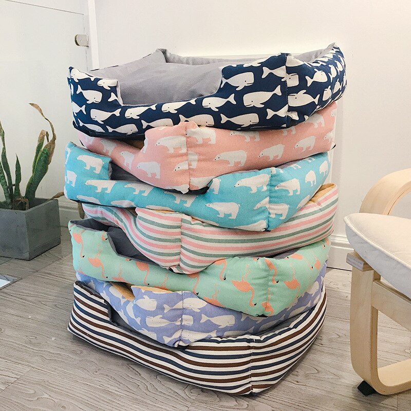 Cozy Warm Breathable Removable Dog House Bed