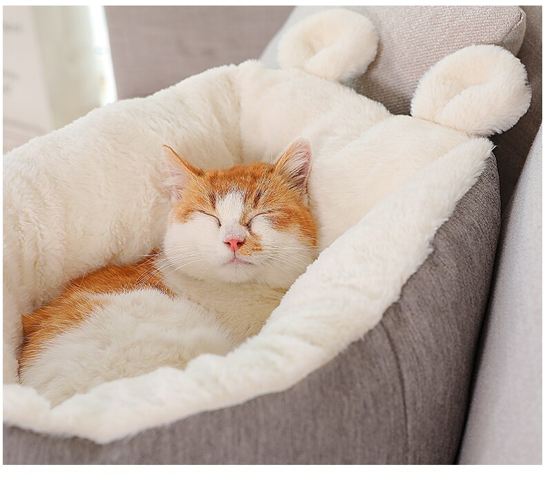 Soft Fleece Sleeping Bed