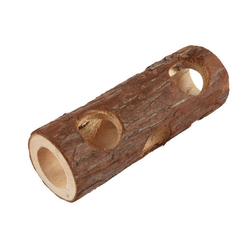 Wooden Tunnel for Small Pets