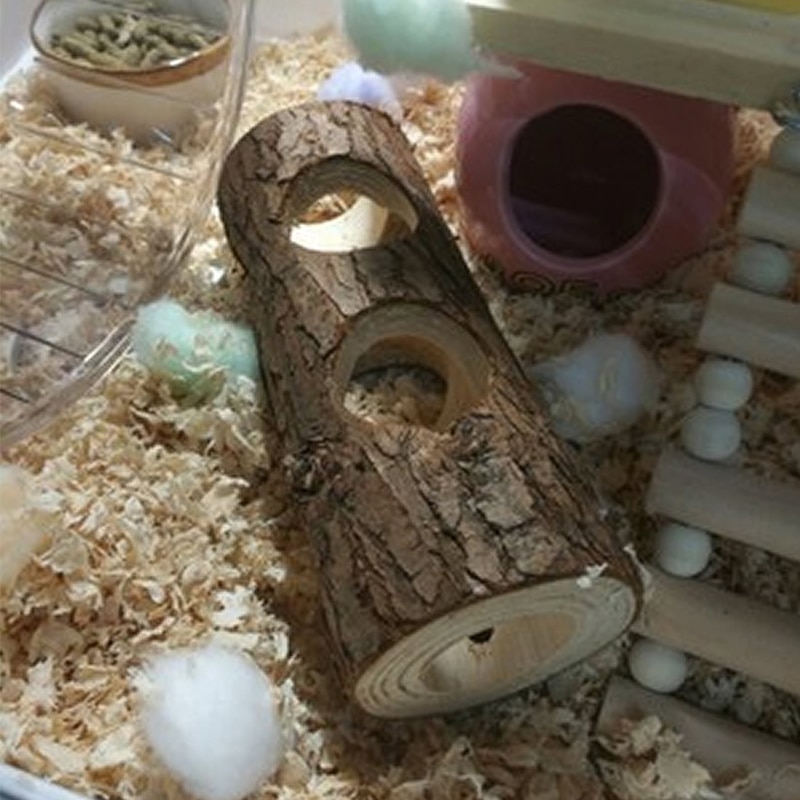 Wooden Tunnel for Small Pets