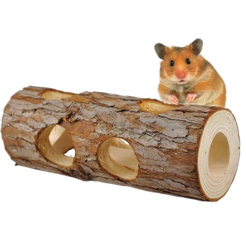 Wooden Tunnel for Small Pets