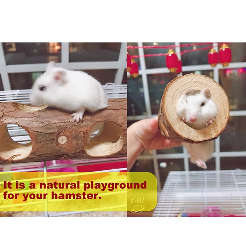 Wooden Tunnel for Small Pets