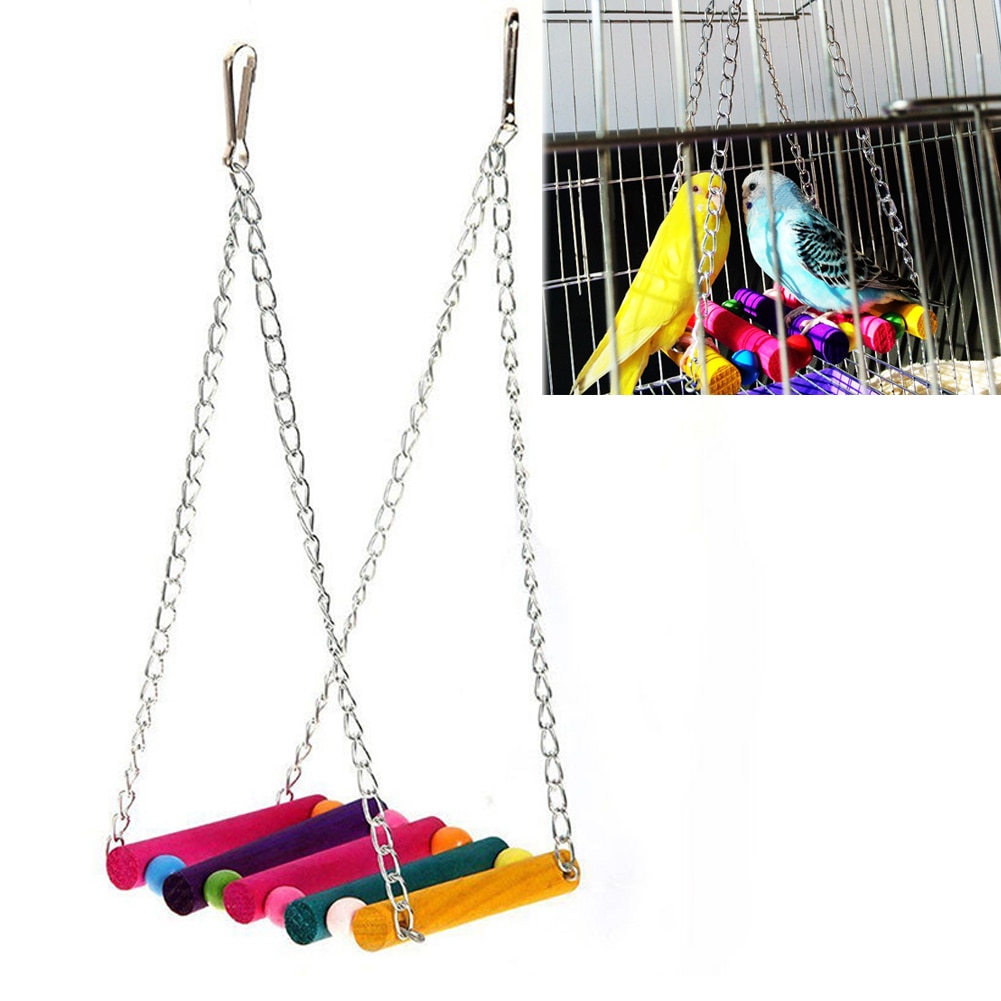 Bird's Rainbow Swing Toy
