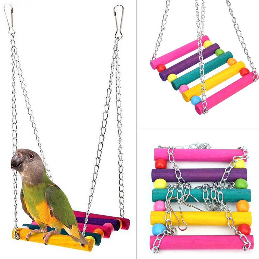 Bird's Rainbow Swing Toy