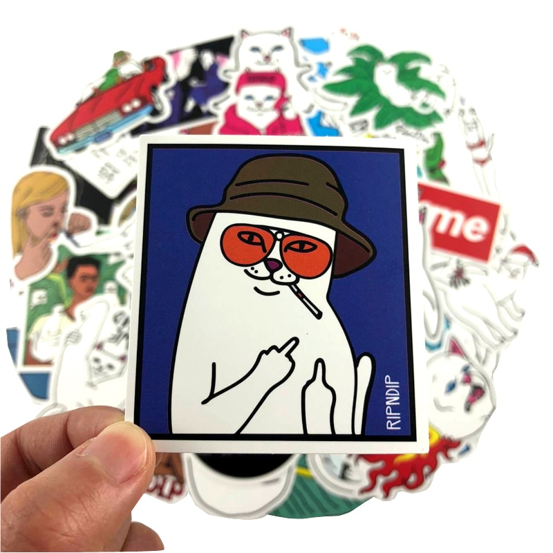 Cat Themed Stickers for Skateboard