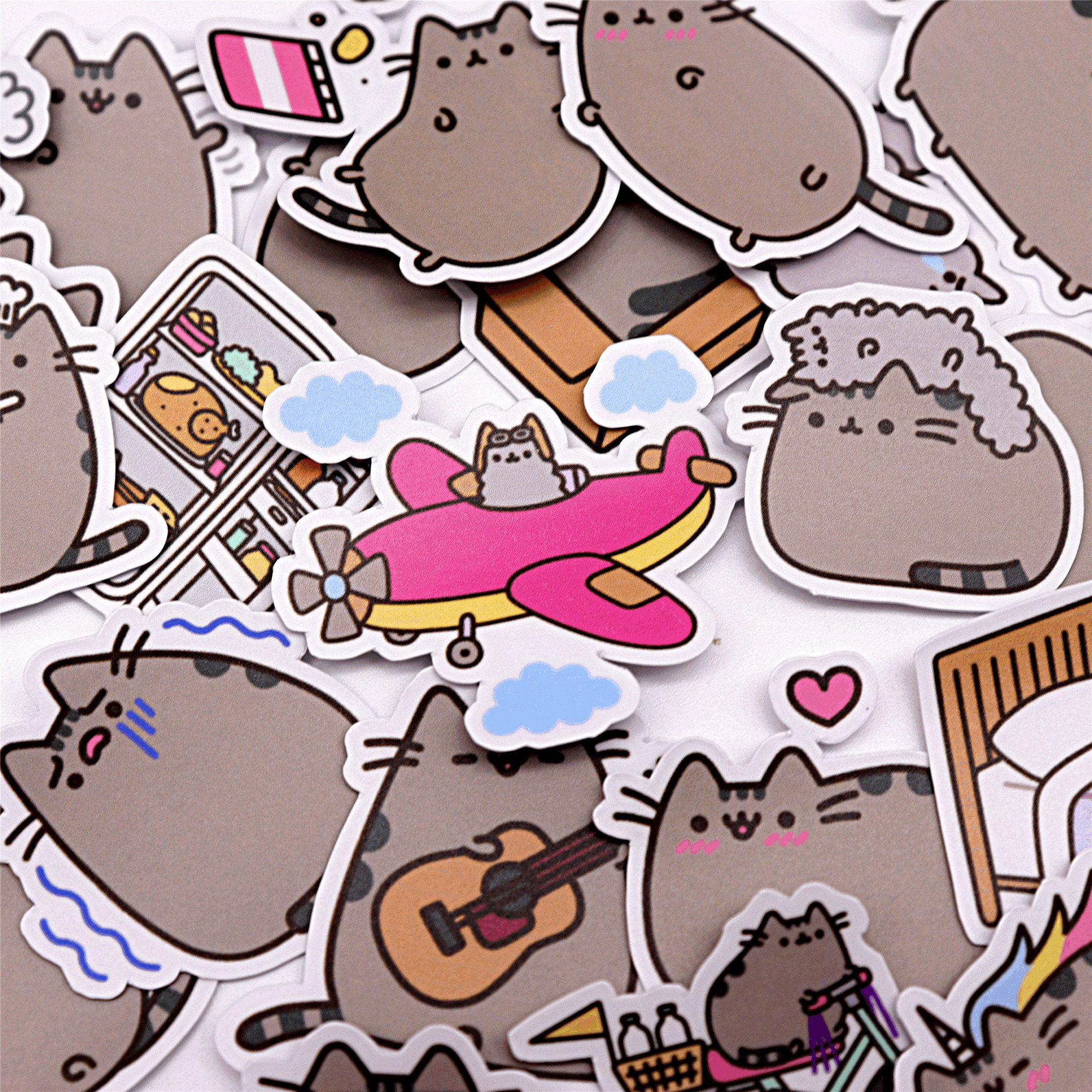 Fat Cat Decorative Stickers