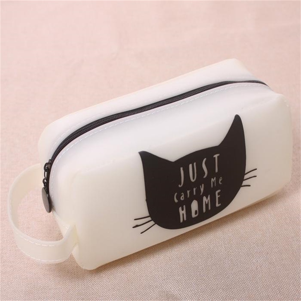 Cute Cat Patterned Pencil Case
