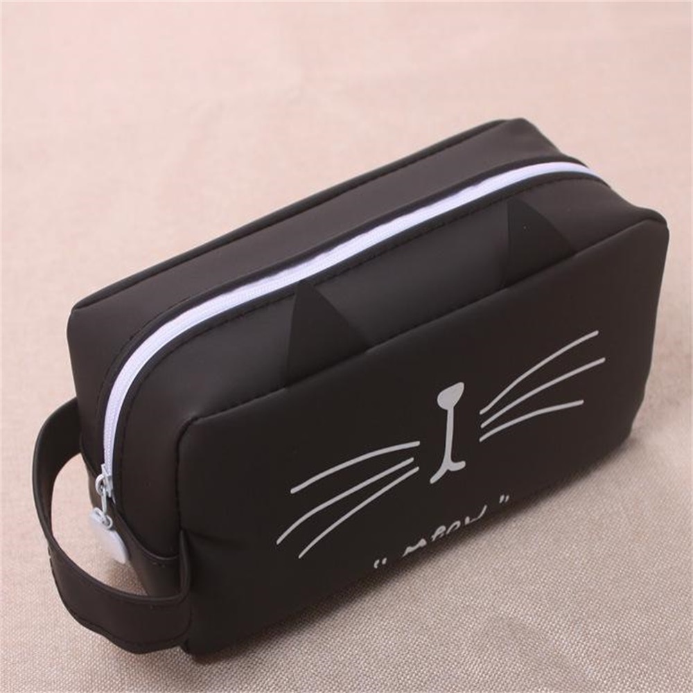 Cute Cat Patterned Pencil Case