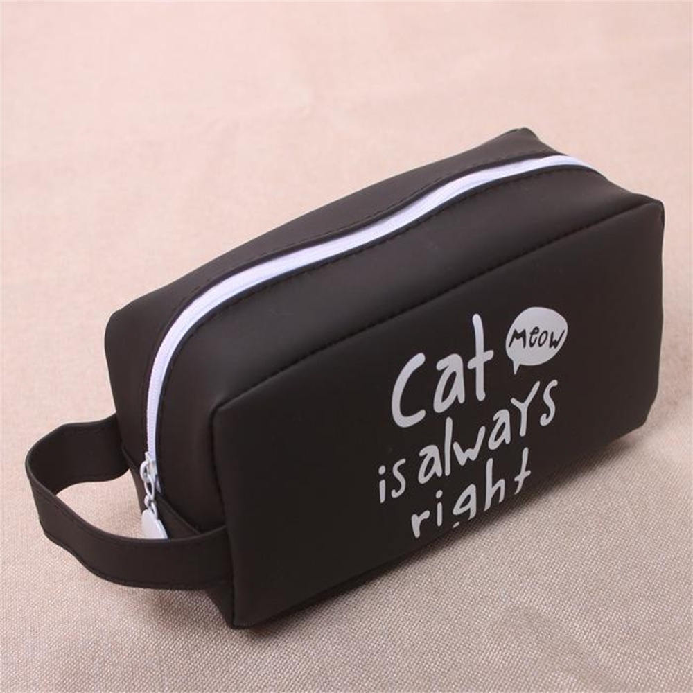 Cute Cat Patterned Pencil Case