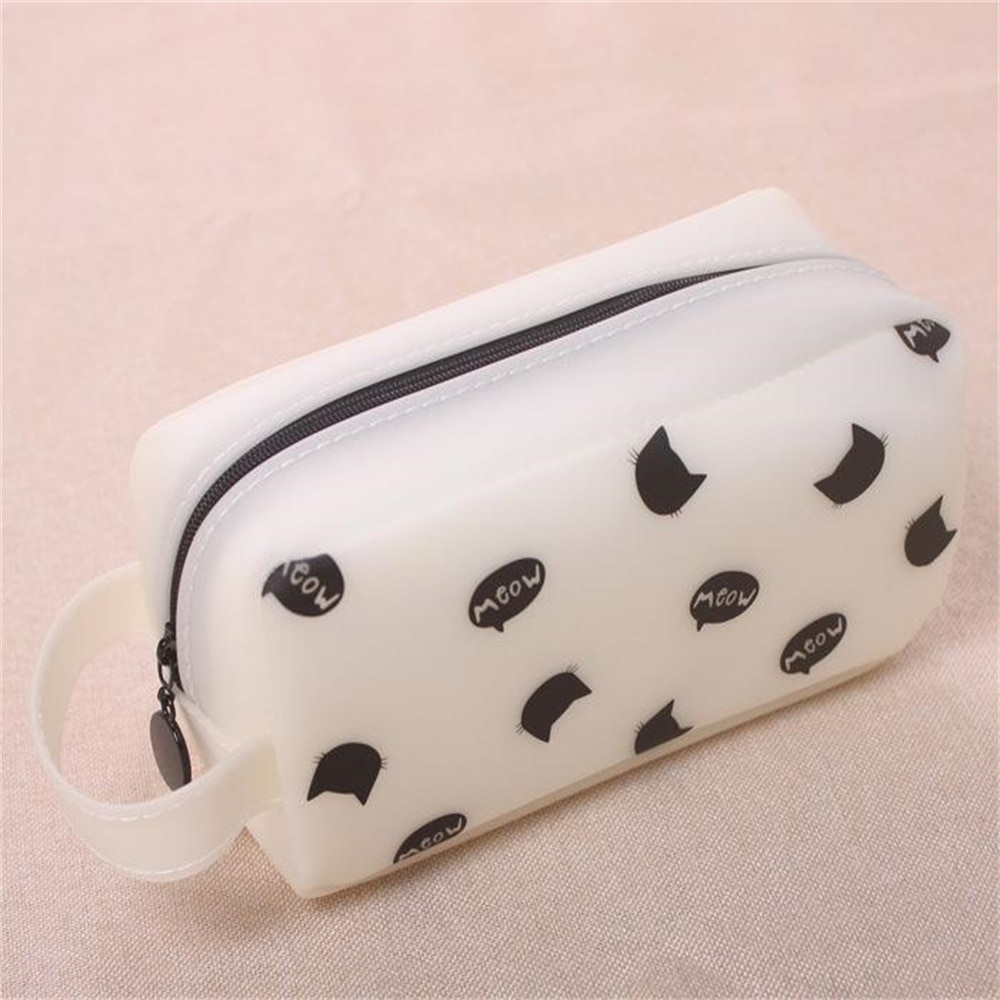 Cute Cat Patterned Pencil Case