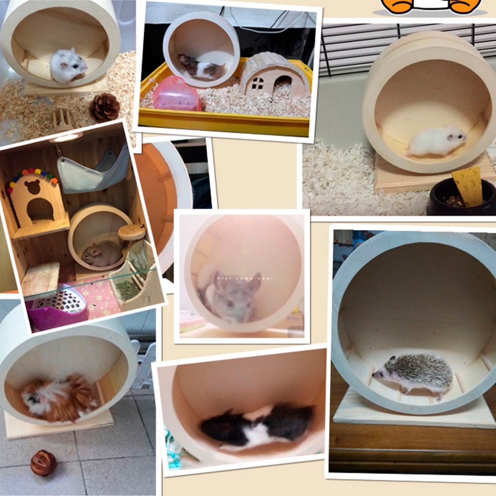 Hamster Wooden Exercise Wheel