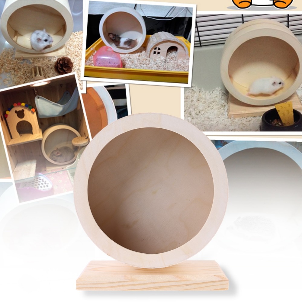 Hamster Wooden Exercise Wheel
