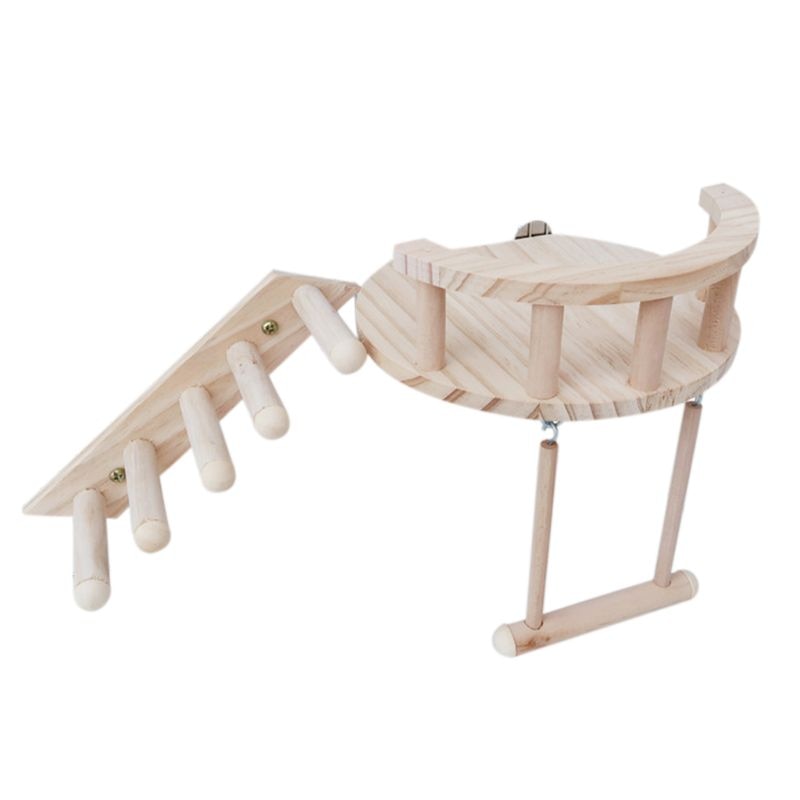 Wooden Climbing Toy for Small Pets
