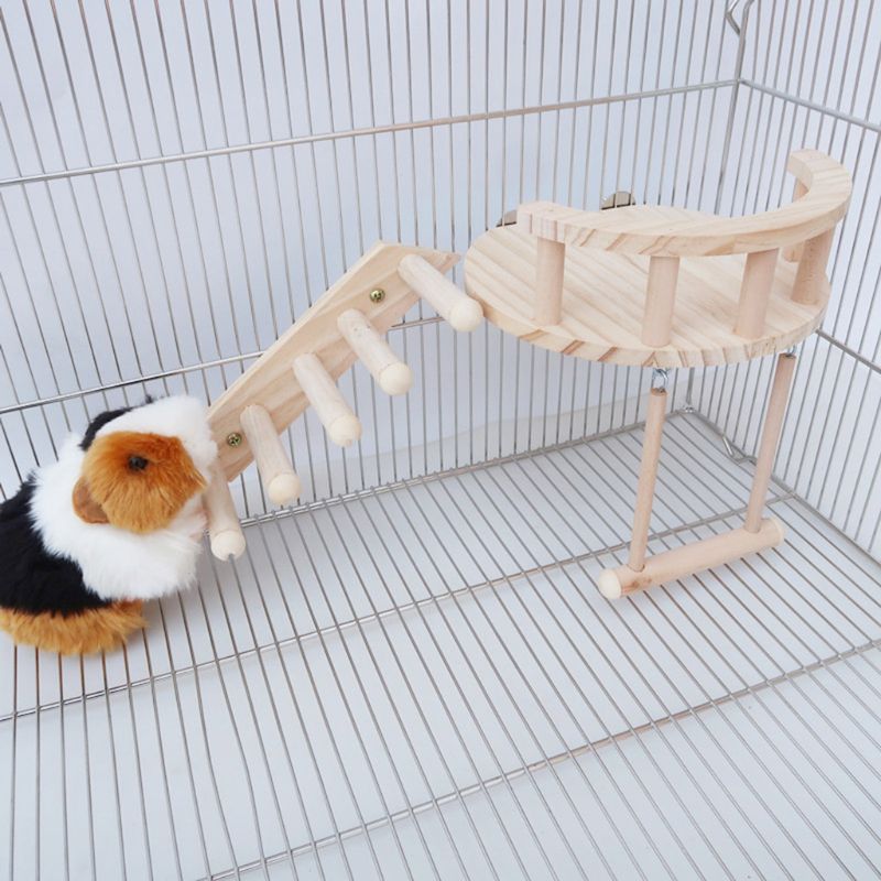 Wooden Climbing Toy for Small Pets