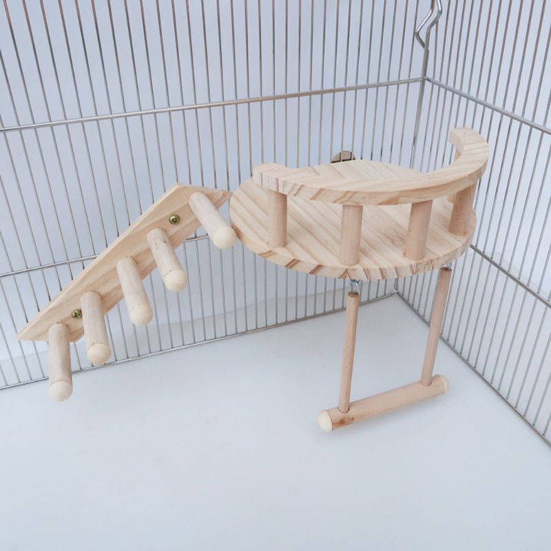 Wooden Climbing Toy for Small Pets