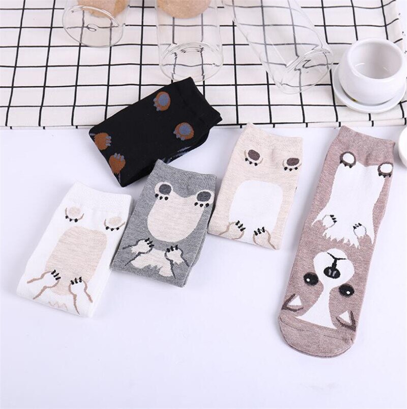Cute Pets Socks 5 Pairs Set