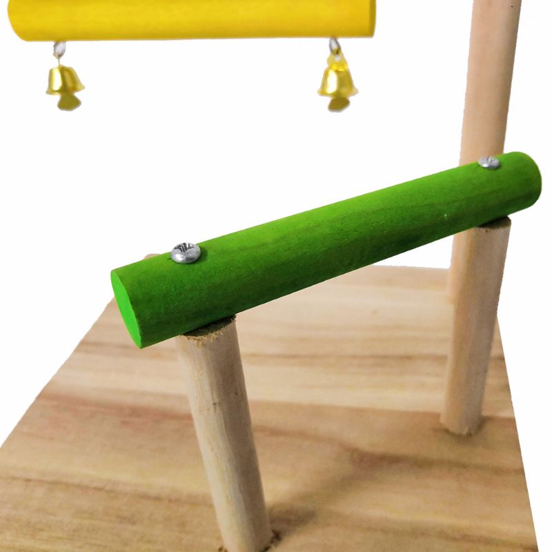 Bird's Multifunction Wooden Perch