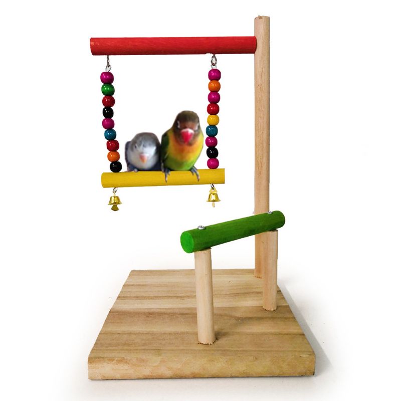 Bird's Multifunction Wooden Perch